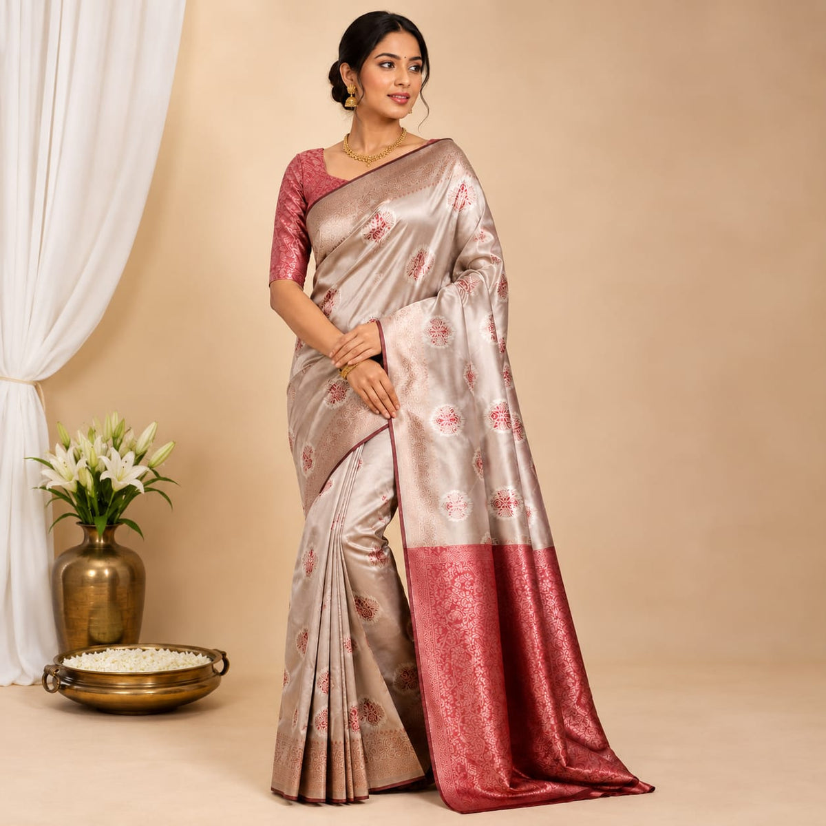 Rajwada Heritage Silk Saree