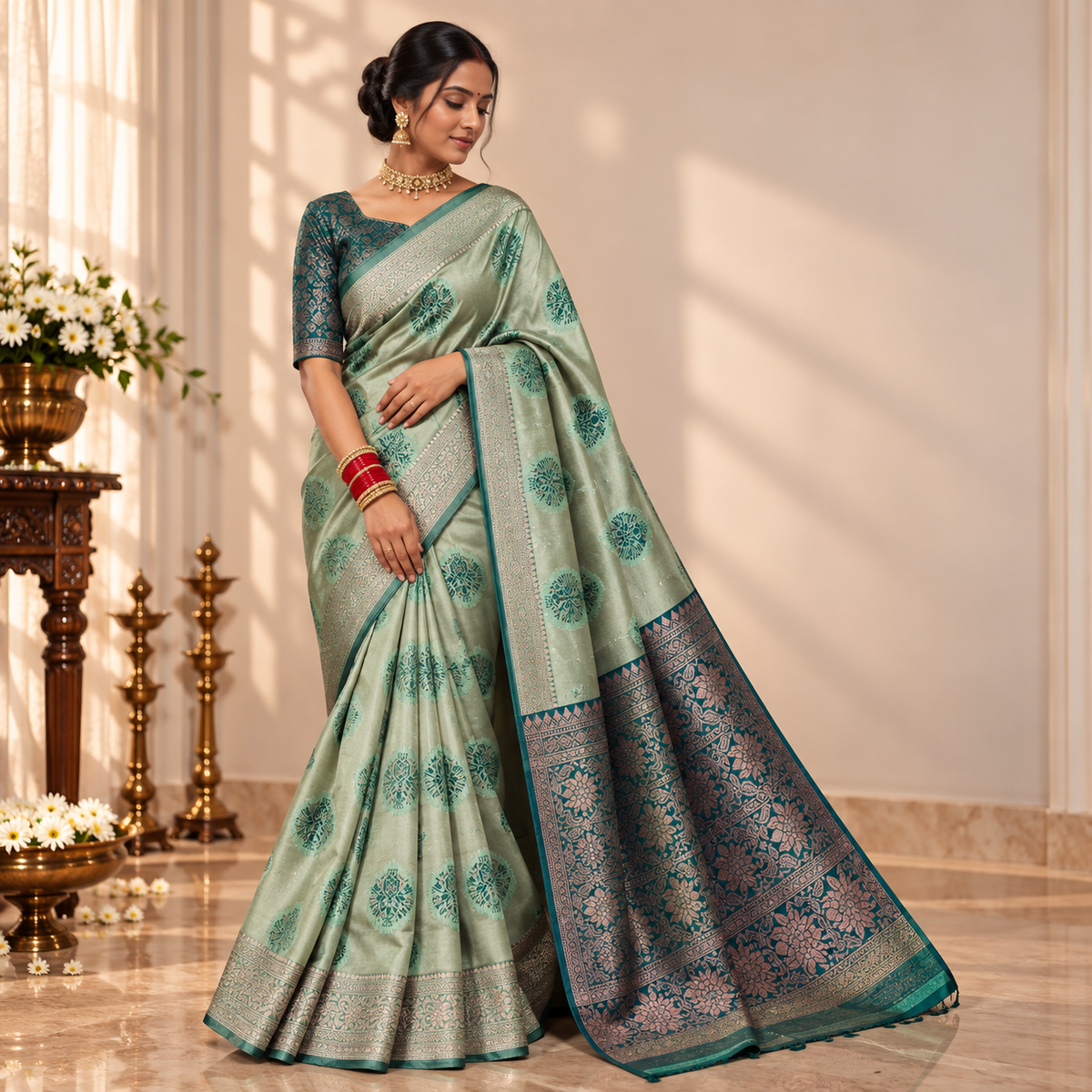 Rajwada Heritage Silk Saree