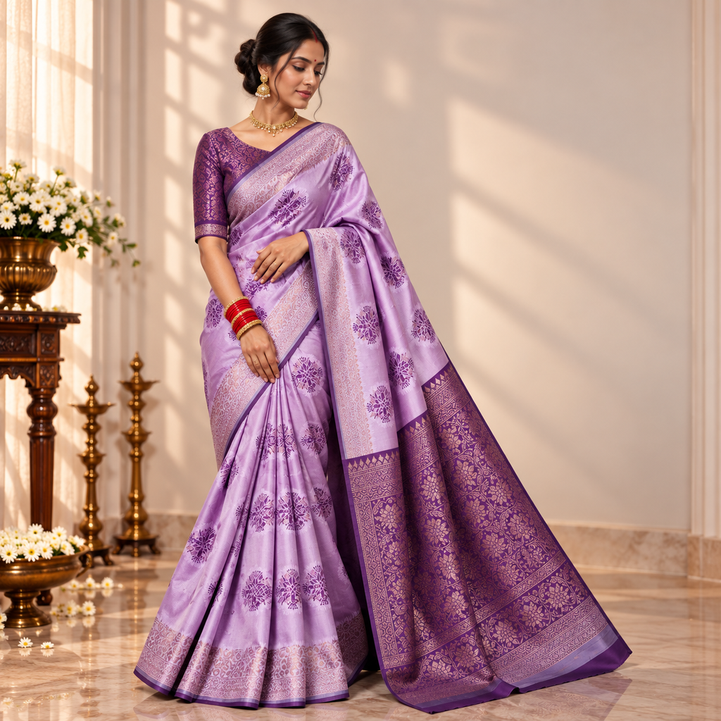 Rajwada Heritage Silk Saree