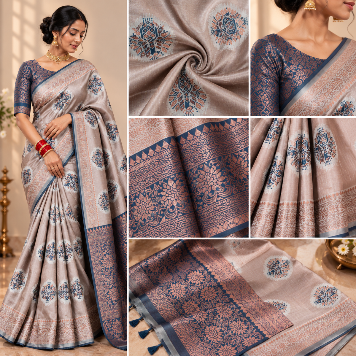 Rajwada Heritage Silk Saree