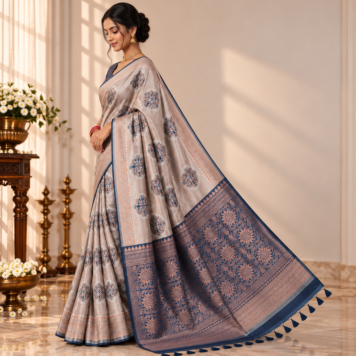 Rajwada Heritage Silk Saree