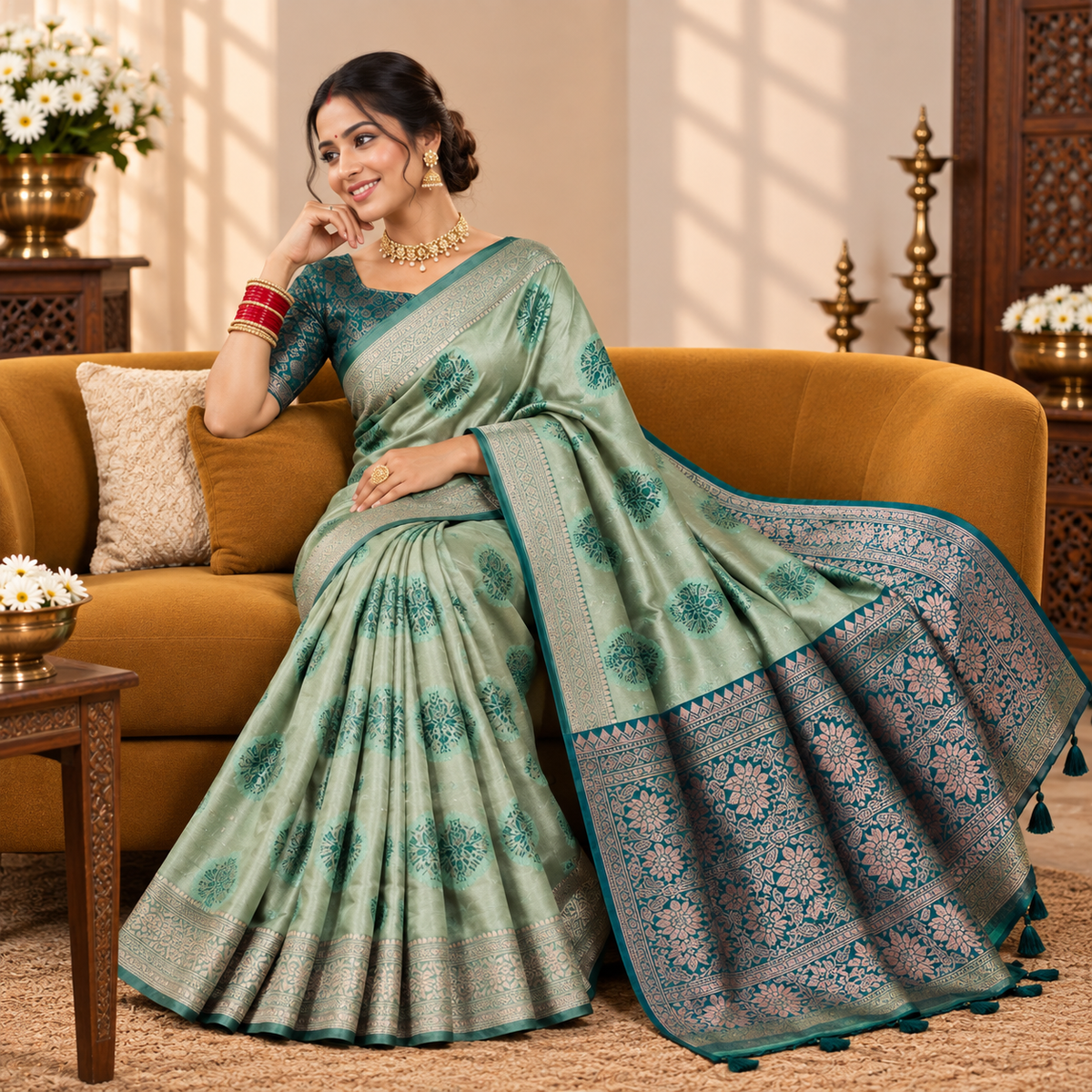 Rajwada Heritage Silk Saree