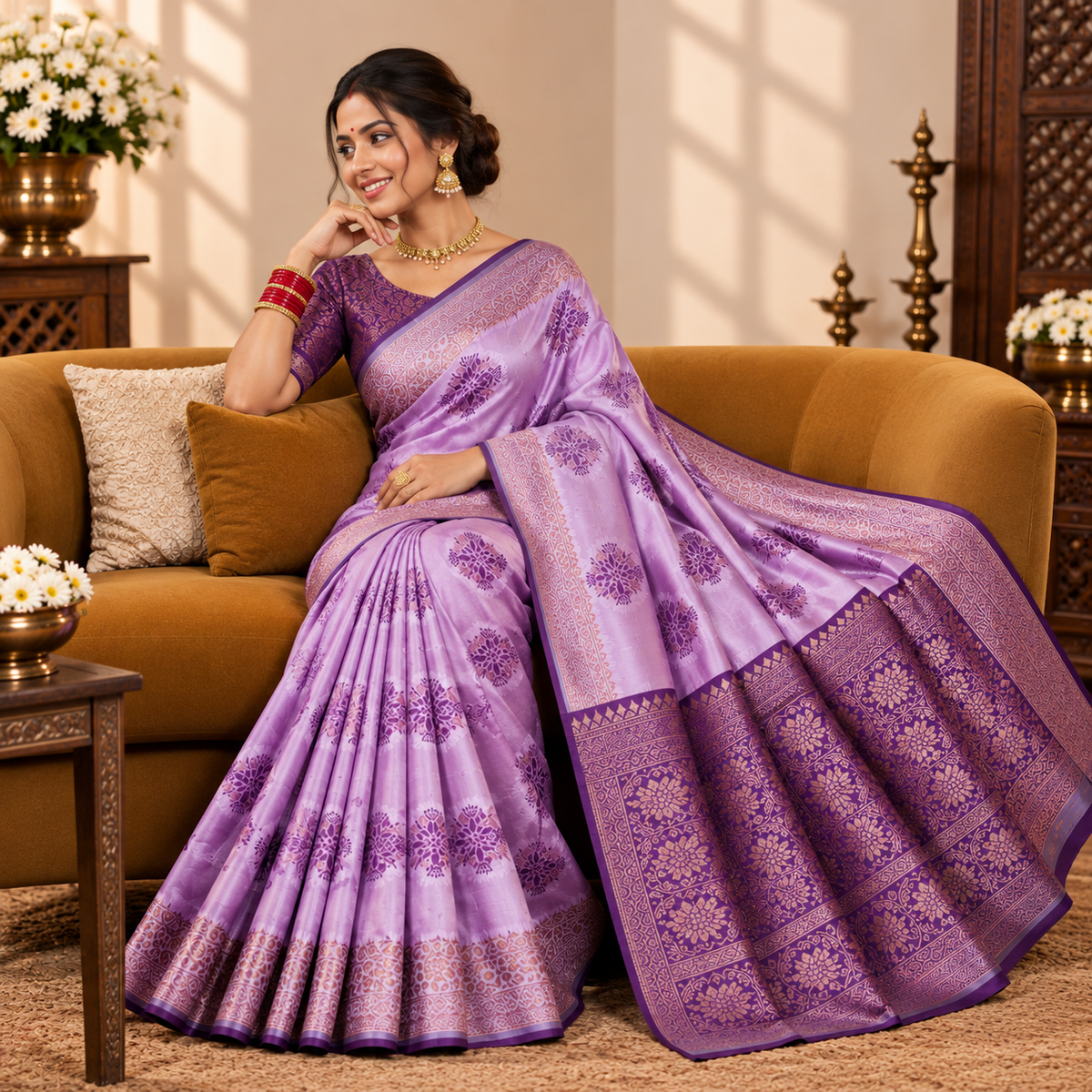 Rajwada Heritage Silk Saree