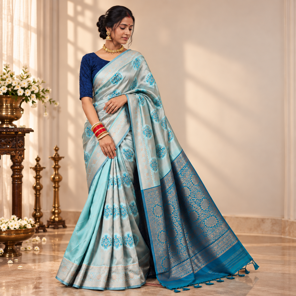 Rajwada Heritage Silk Saree