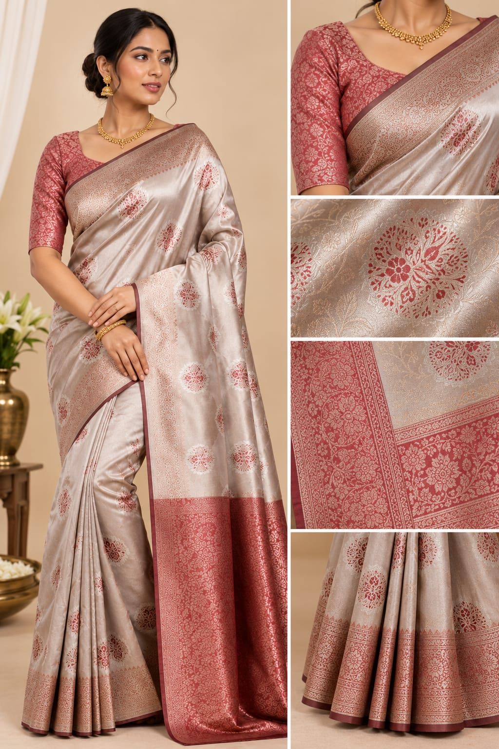 Rajwada Heritage Silk Saree