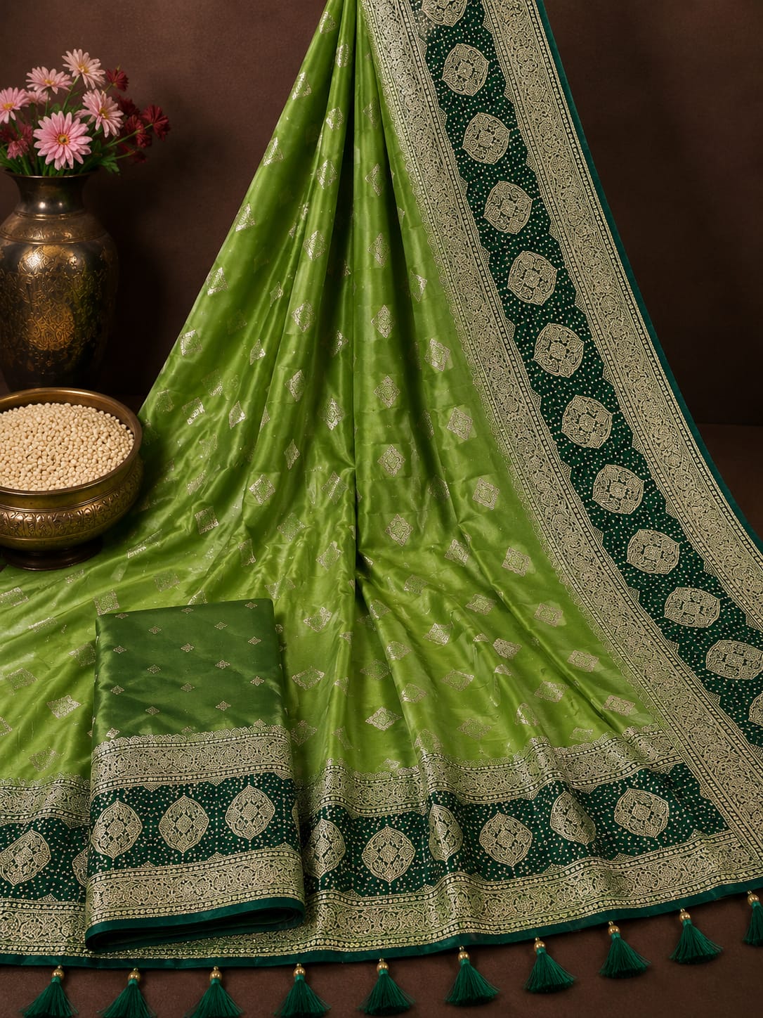 Morpankh Rani Banarasi Silk Saree