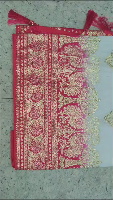 Morpankh Rani Banarasi Silk Saree